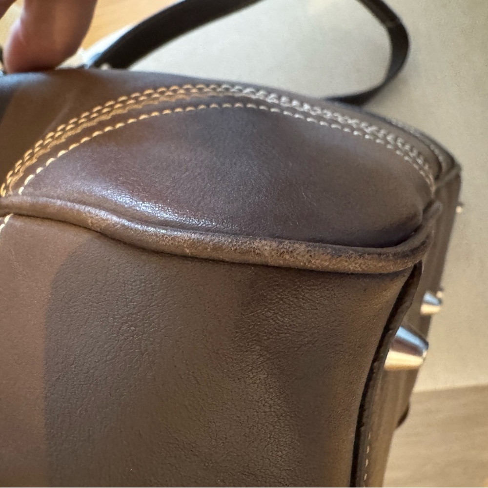 Coach Vintage Brown Leather Soho Satchel Purse with Dust Bag F10581 - Picture 13 of 16